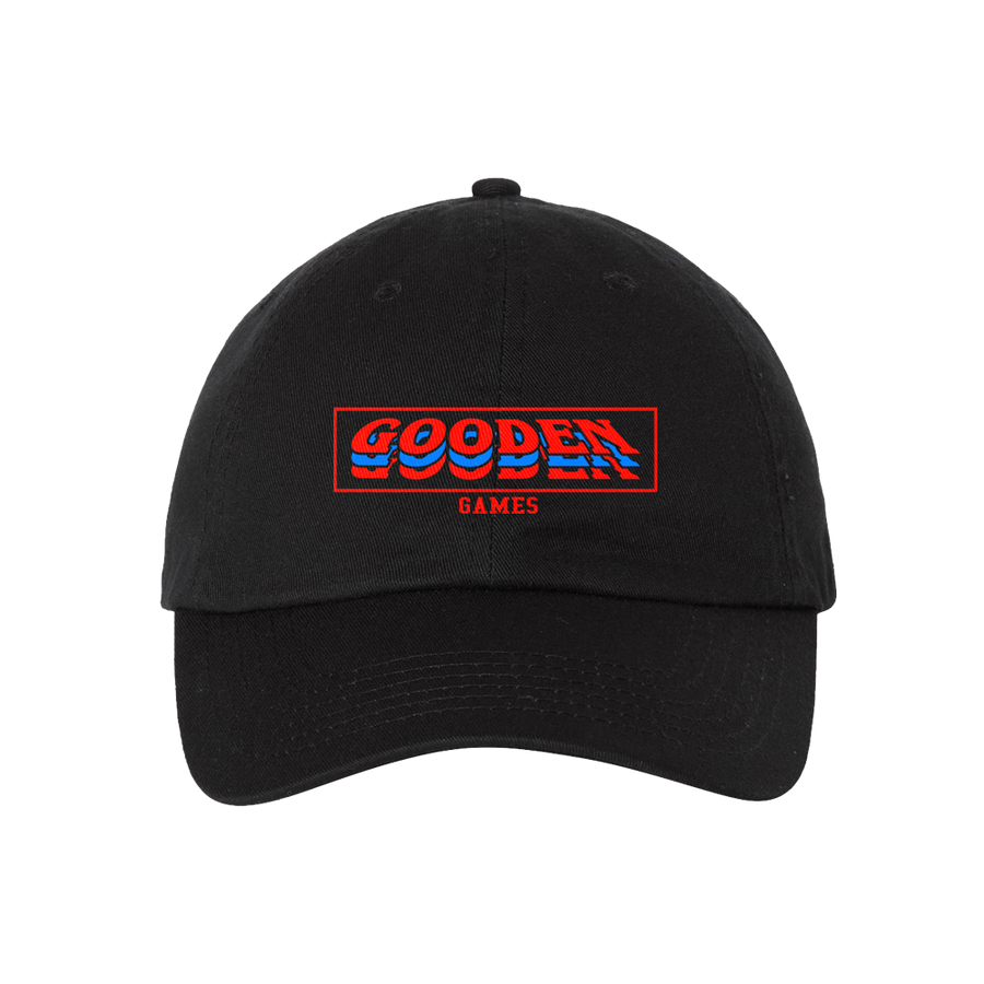 Gooden Games Embroidered Black Dad Cap