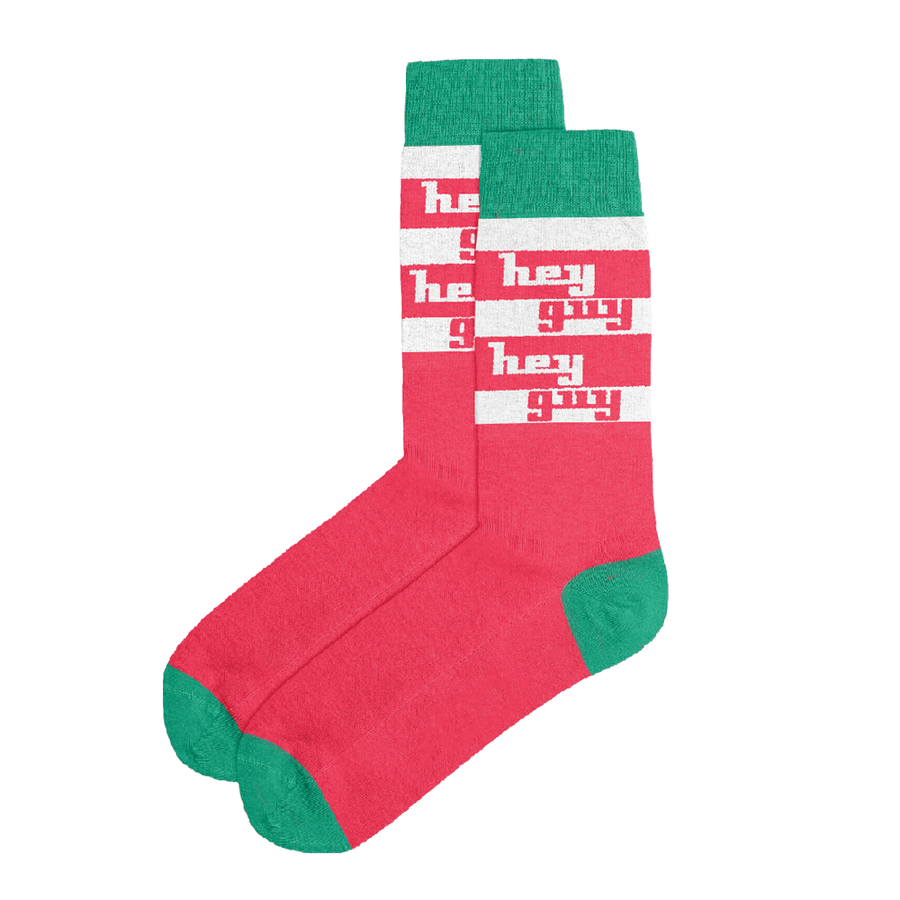 "Hey Guy Holiday" Socks