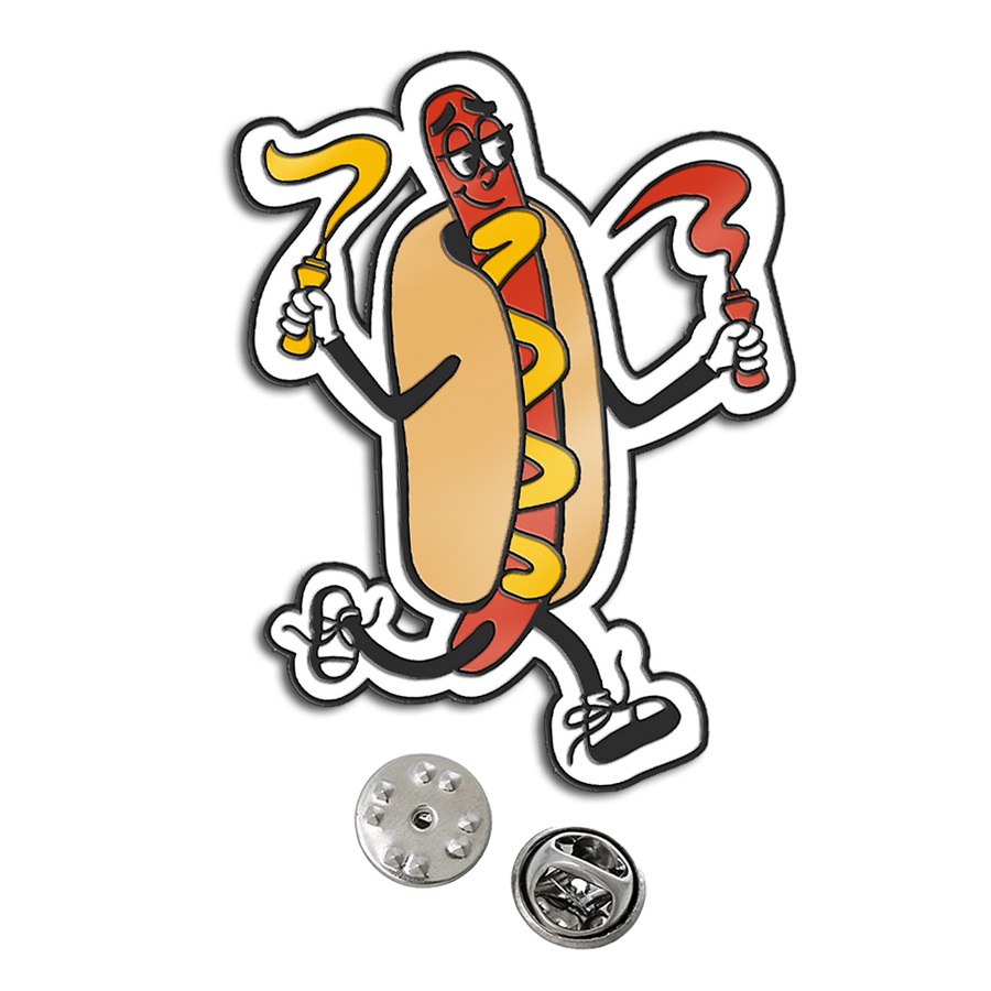Hot Dog Stand Enamel Pin