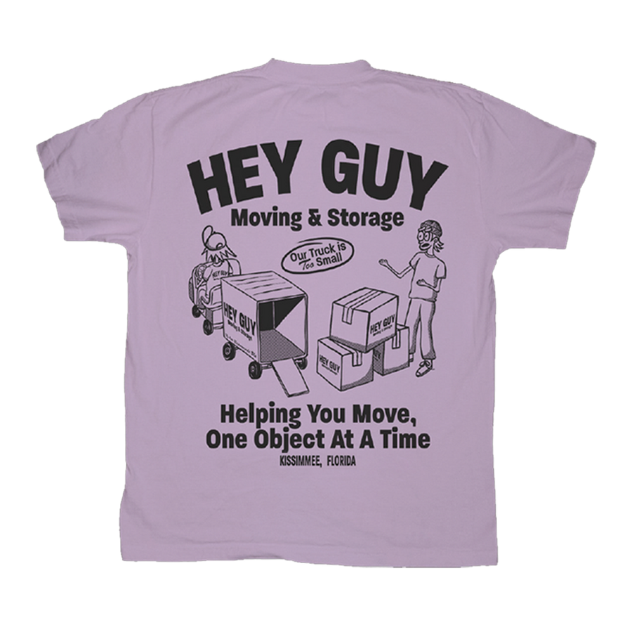Hey Guy Moving and Storage Orchid Tee