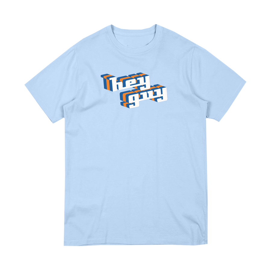 "Hey Guy" Light Blue tee